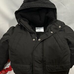 Old Navy Kids Black Puffer Jacket